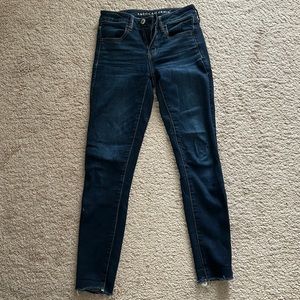American Eagle ultra stretch mid rise skinny jeans